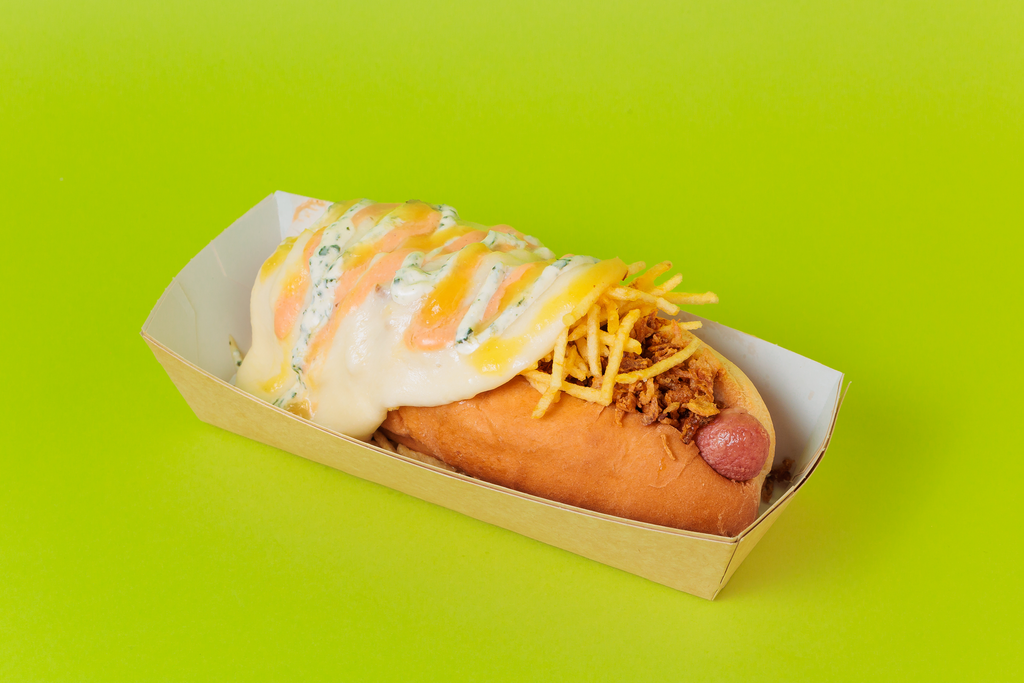 PERRO CALIENTE (ROSADA, CON QUESO)