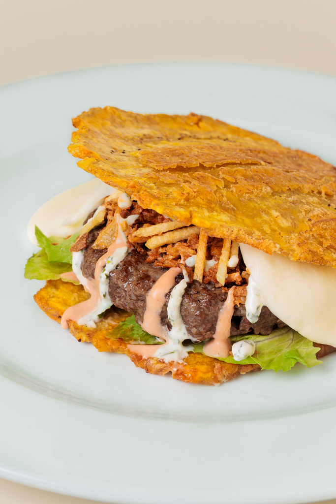 PATABURGUER (ROSADA, CON QUESO)